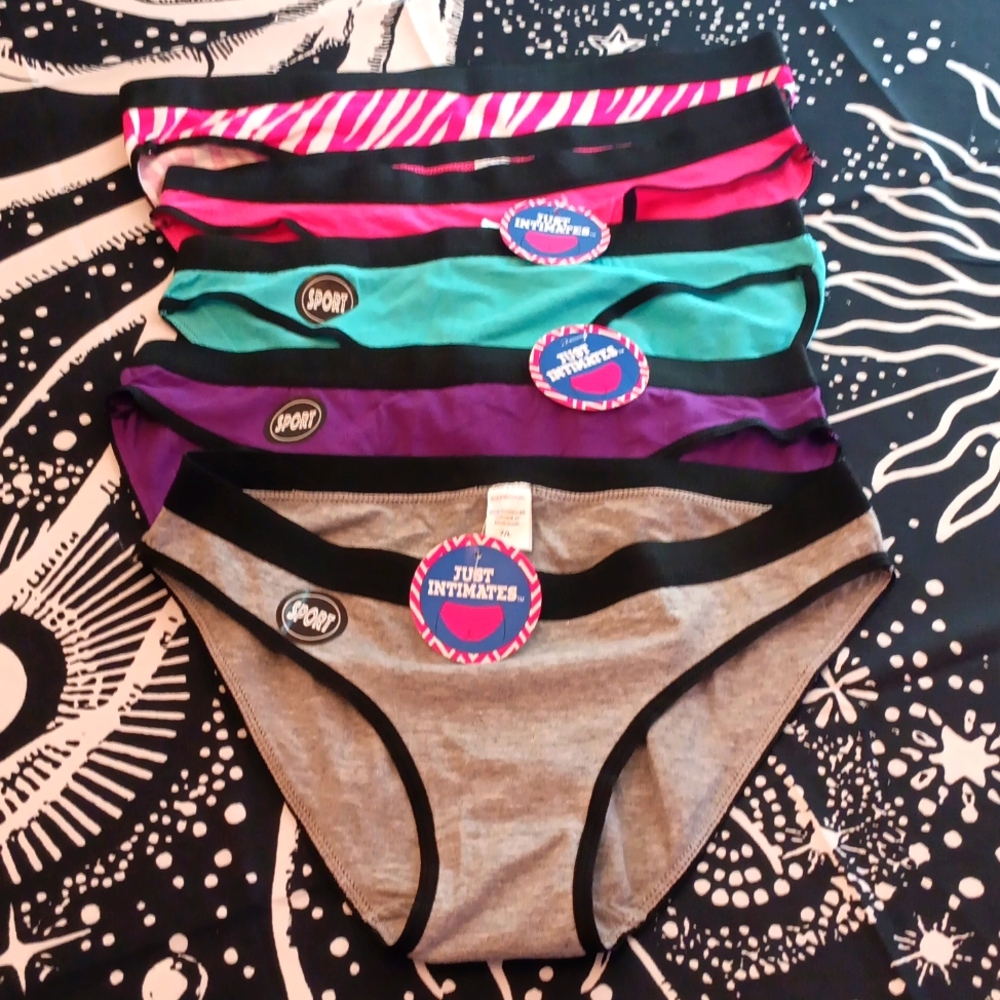 NEWT 5 pair of Just Intimate sport underwear size 7/L
